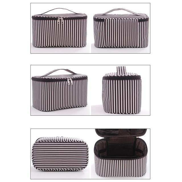 Travel Organizer Toiletry Cosmetic Bag With Compartments
