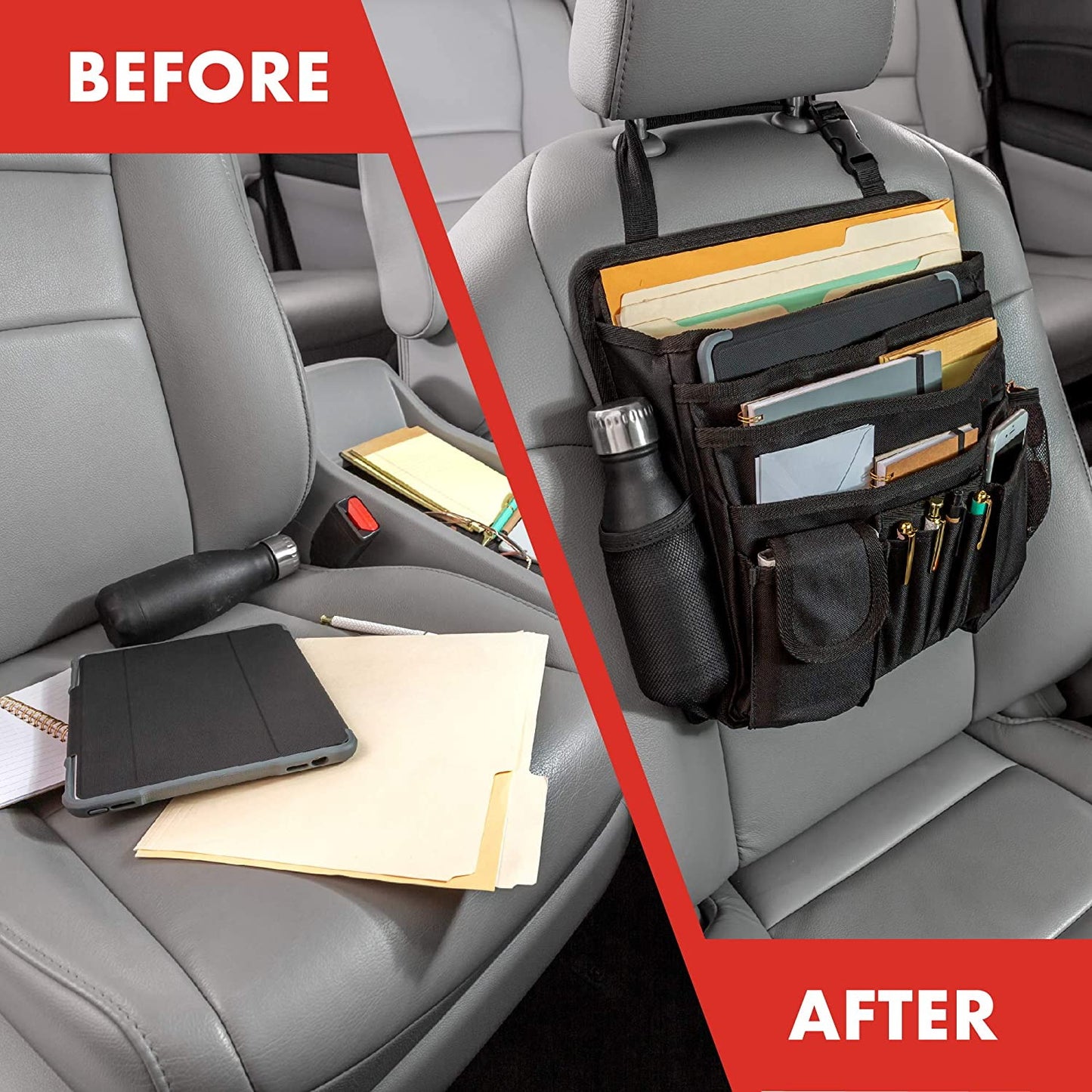 Durable Car Organizer for Front Seat or Car Seat