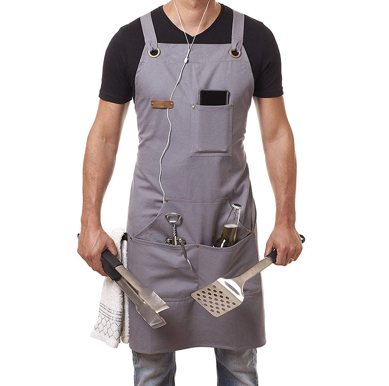 Stylish Waterproof Waxed Canvas Tool Apron