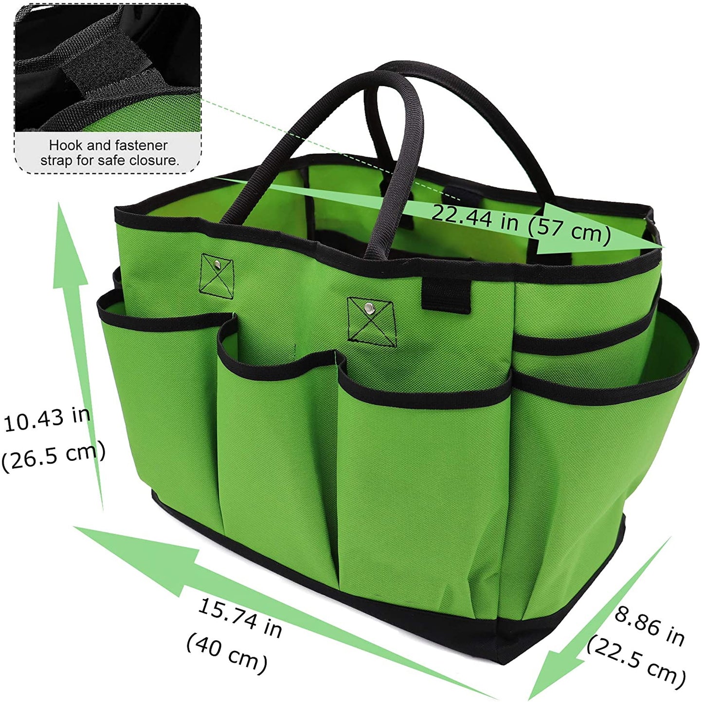 Reusable Garden Tote Large Tool Organizer Bag