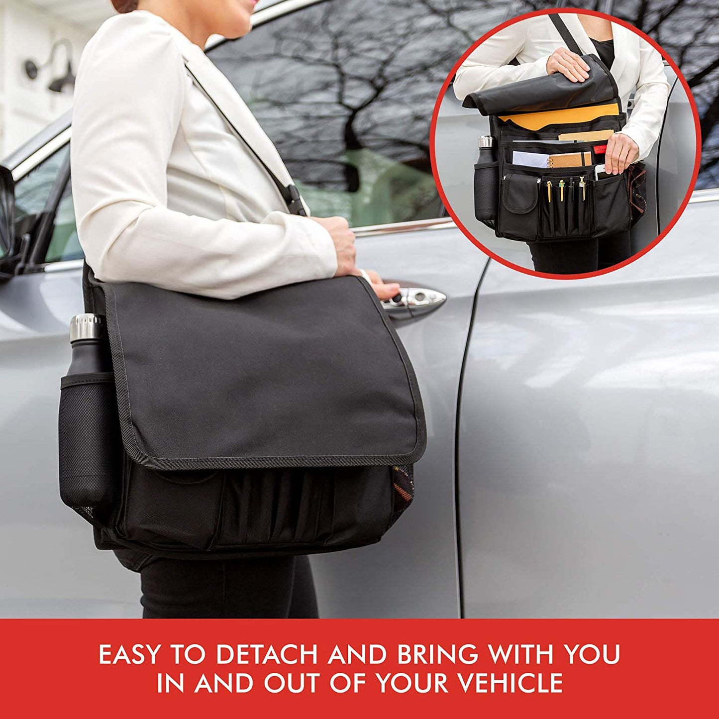 Durable Car Organizer for Front Seat or Car Seat