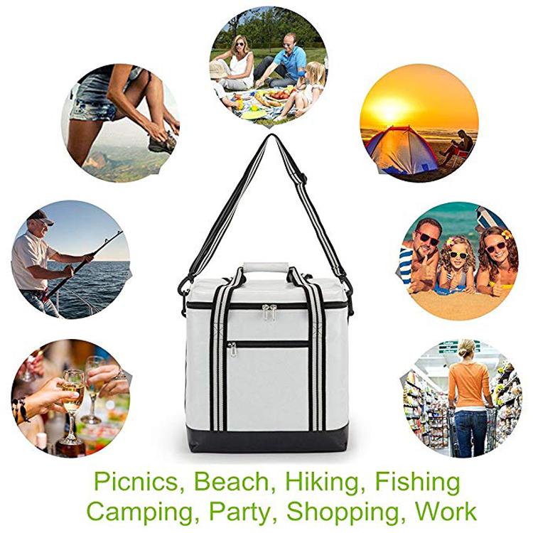Recycled promotional ice bag picnic lunch bag