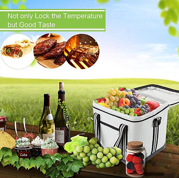 Recycled promotional ice bag picnic lunch bag