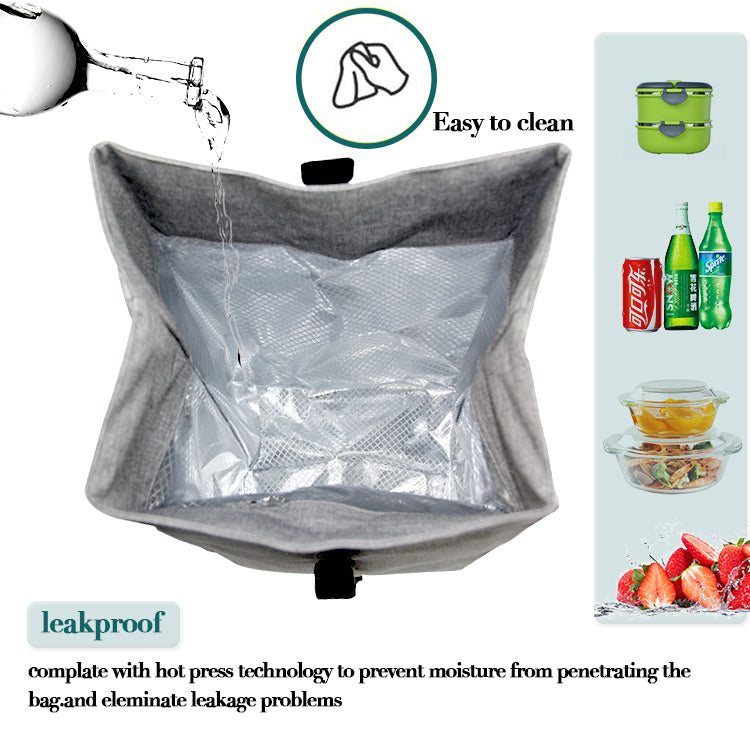 Eco-friendly Food Grade Tote Shoulder Lunch Bag