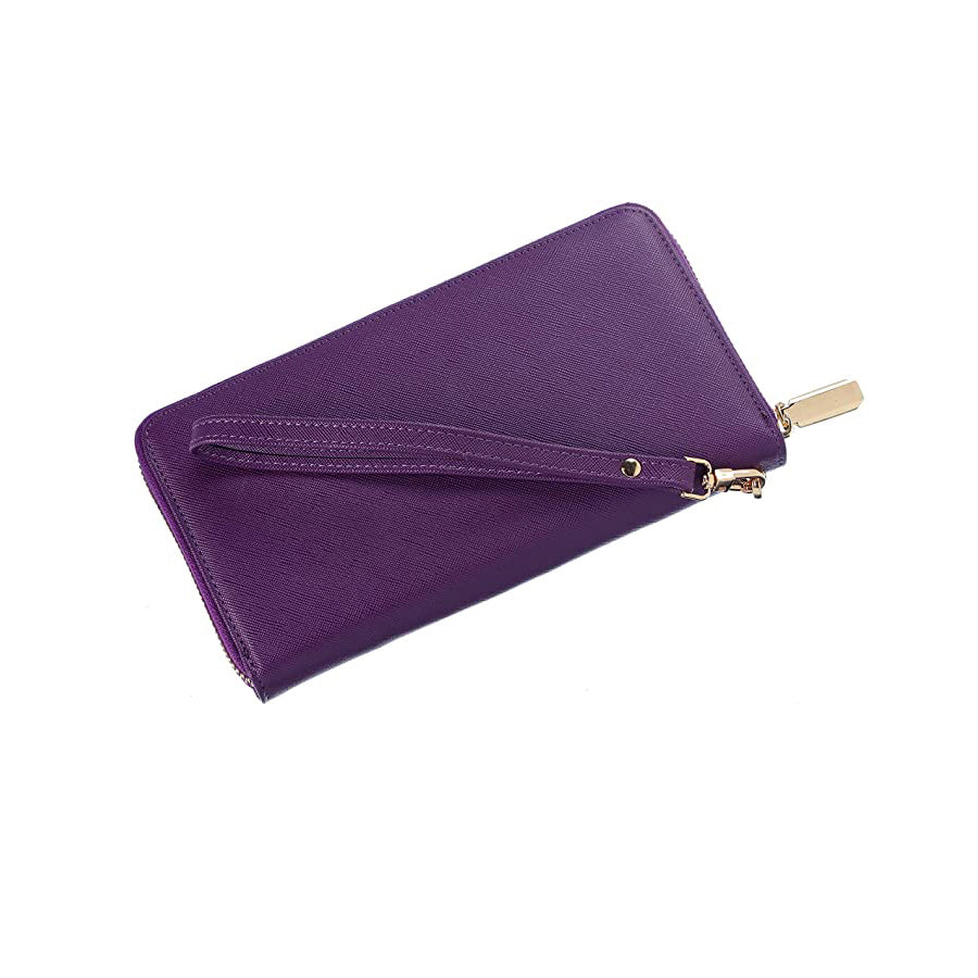 Promotional RFID blocking PU Leather Clutch Wallet