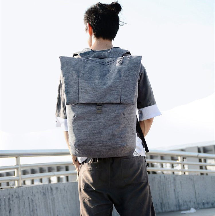 Anti Theft Waterproof Travelling Casual Roll Top Backpack