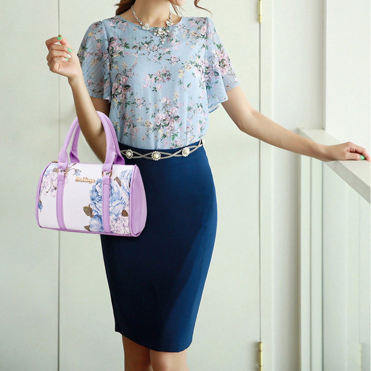 6 Pcs Designer Purses and Handbags for Women