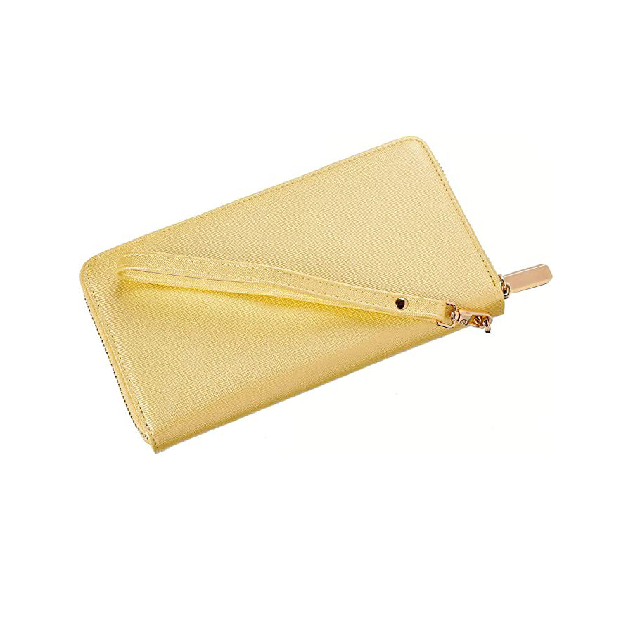 Promotional RFID blocking PU Leather Clutch Wallet