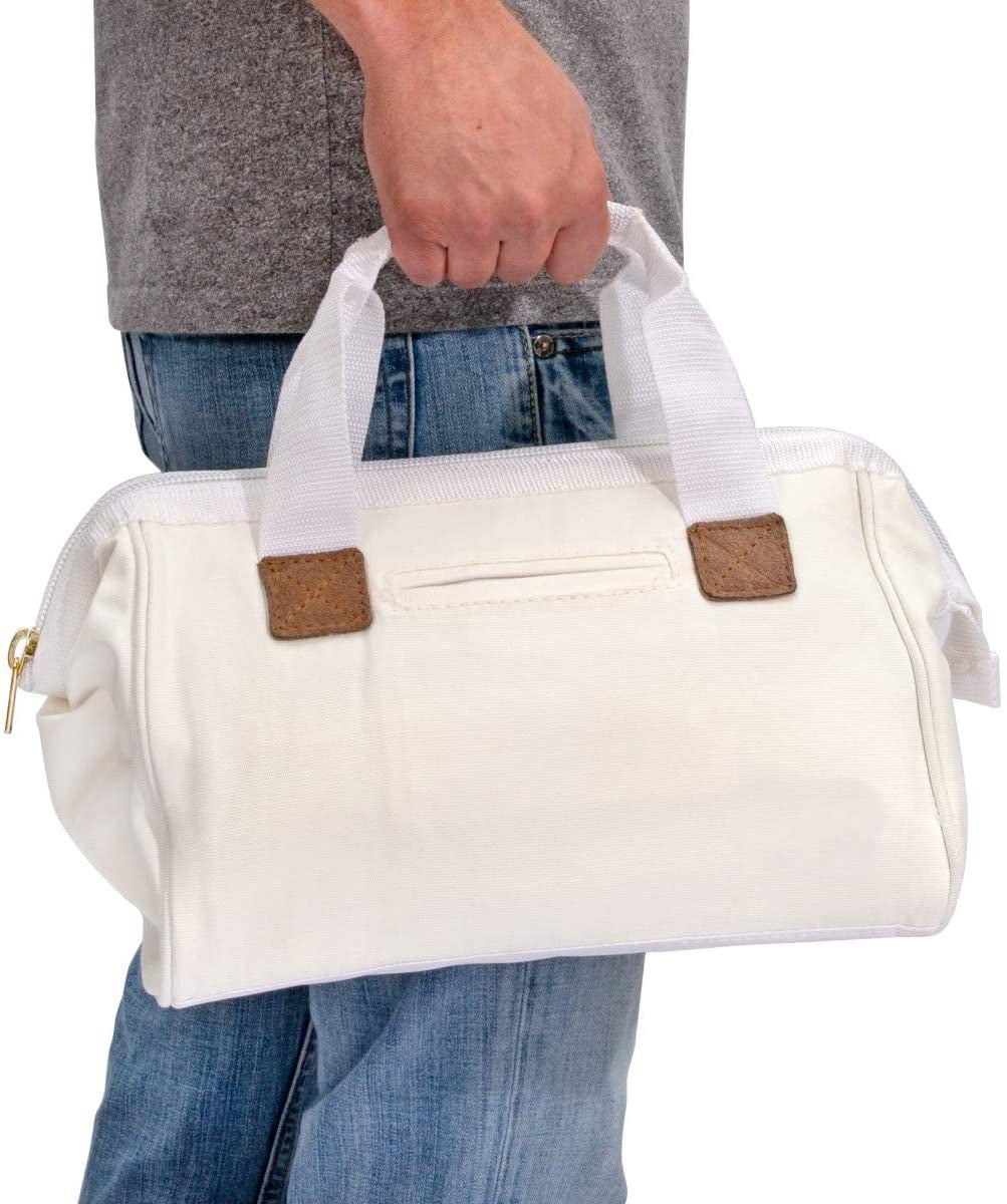 Durable Canvas Heavy-Duty Zipper Wide Mouth Tool Bag