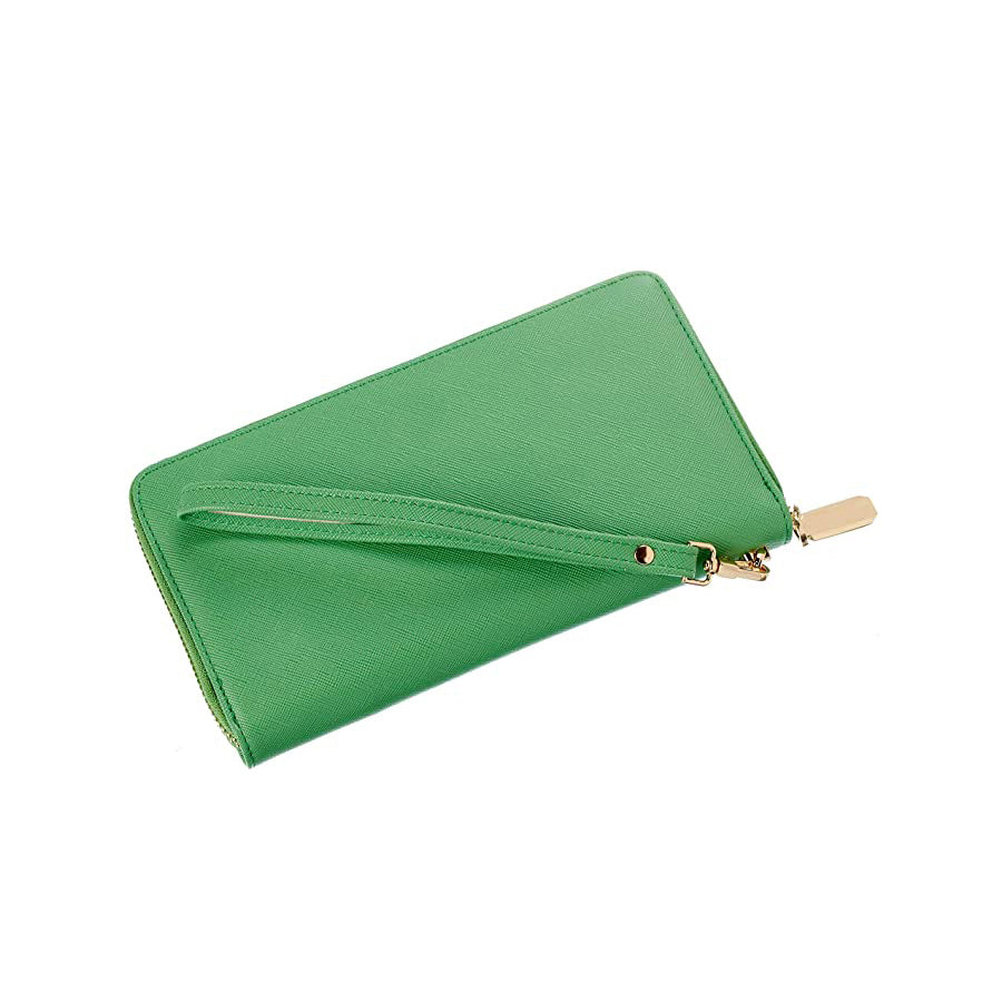 Promotional RFID blocking PU Leather Clutch Wallet