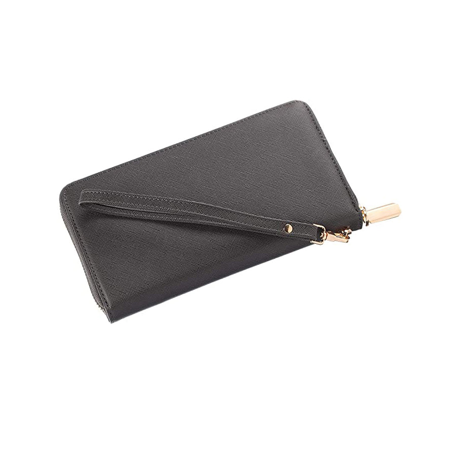 Promotional RFID blocking PU Leather Clutch Wallet