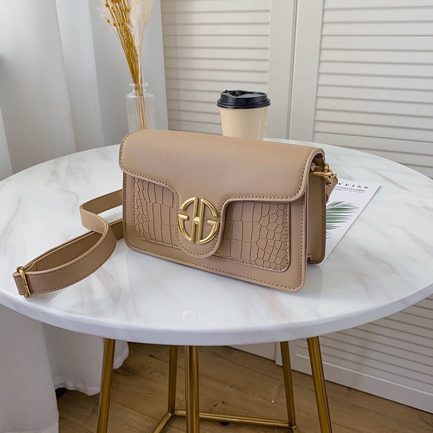 New Versatile Shoulder Bag PU Messenger Bag