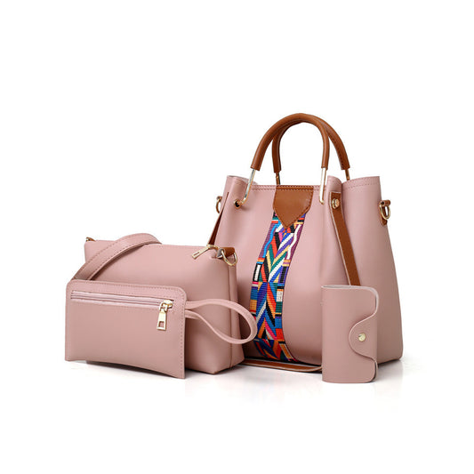 Four-piece Fashion Handbag One-shoulder Messenger Bag