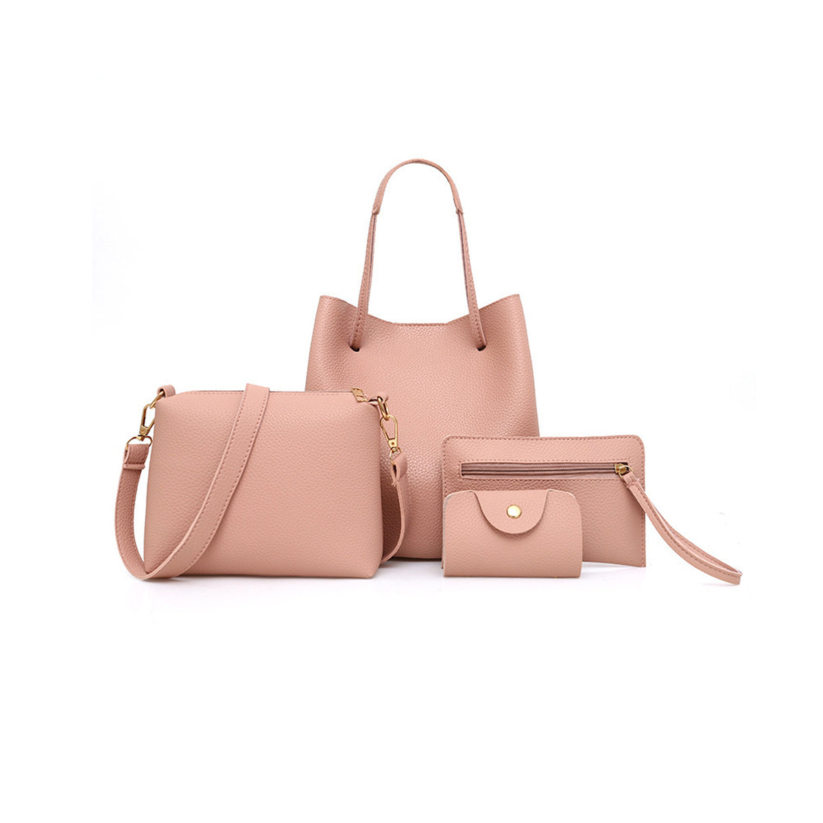 4Pcs Women's Bag Simple Shoulder Bag