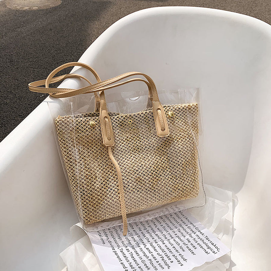 PVC Transparent Plastic Beach Casual Shoulder Bag