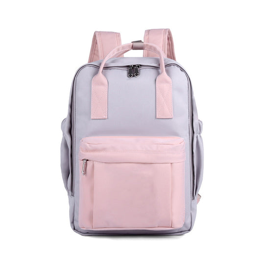 14" Outdoor Travel Contrast Color School Backpack