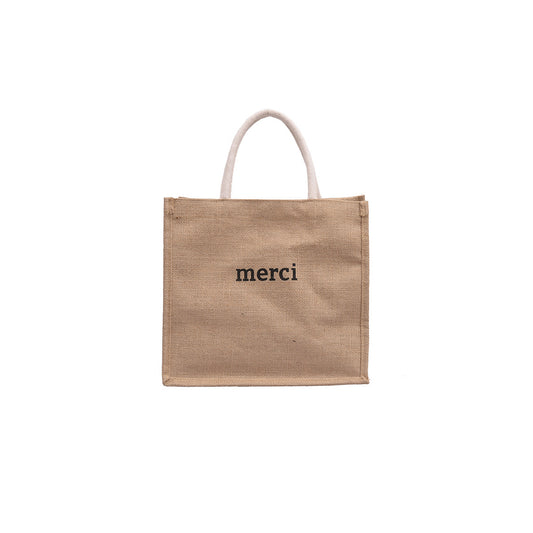 Burlap Handbag Fashion New Handy Excursion Bag
