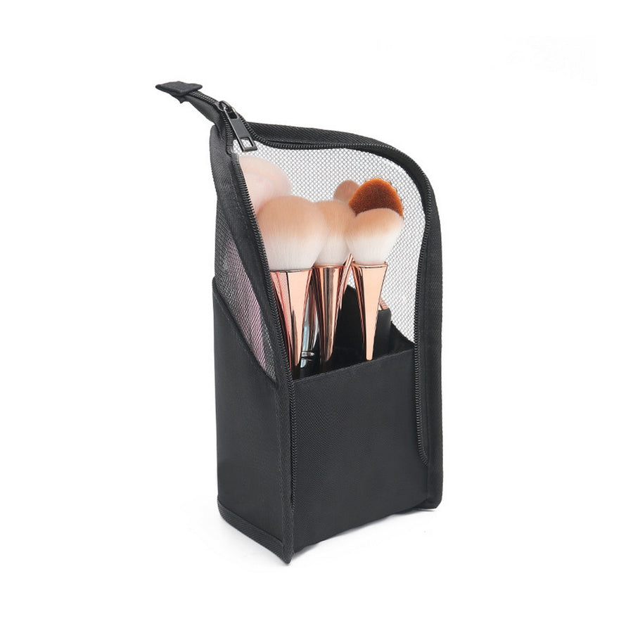 New Style Of Make Up Brush Organizer Bag With Mesh