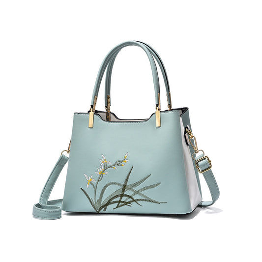 Fashion New Large Capacity PU Leather Shoulder Bag