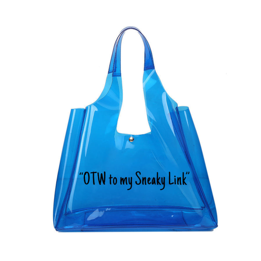 Fashion PVC Waterproof Shoulder Handbag