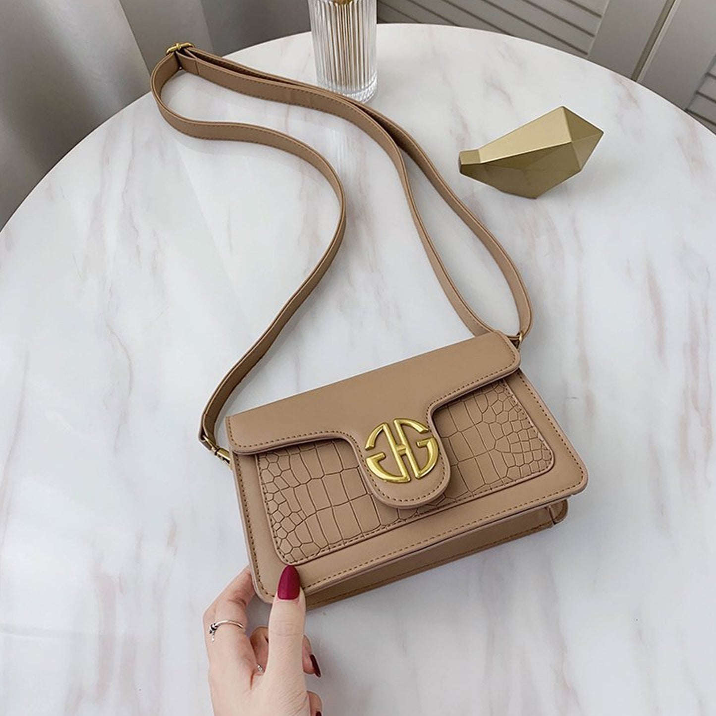 New Versatile Shoulder Bag PU Messenger Bag