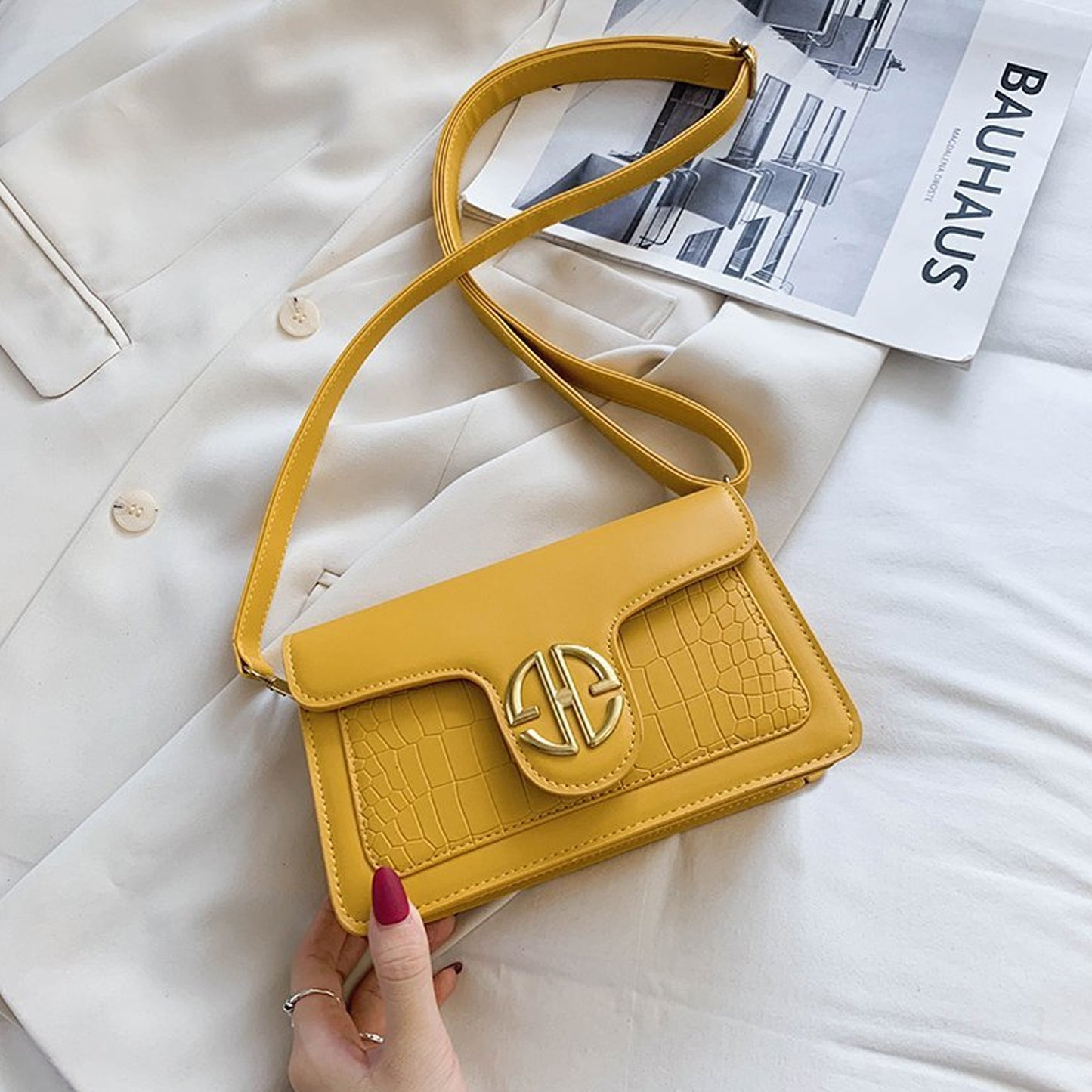 New Versatile Shoulder Bag PU Messenger Bag