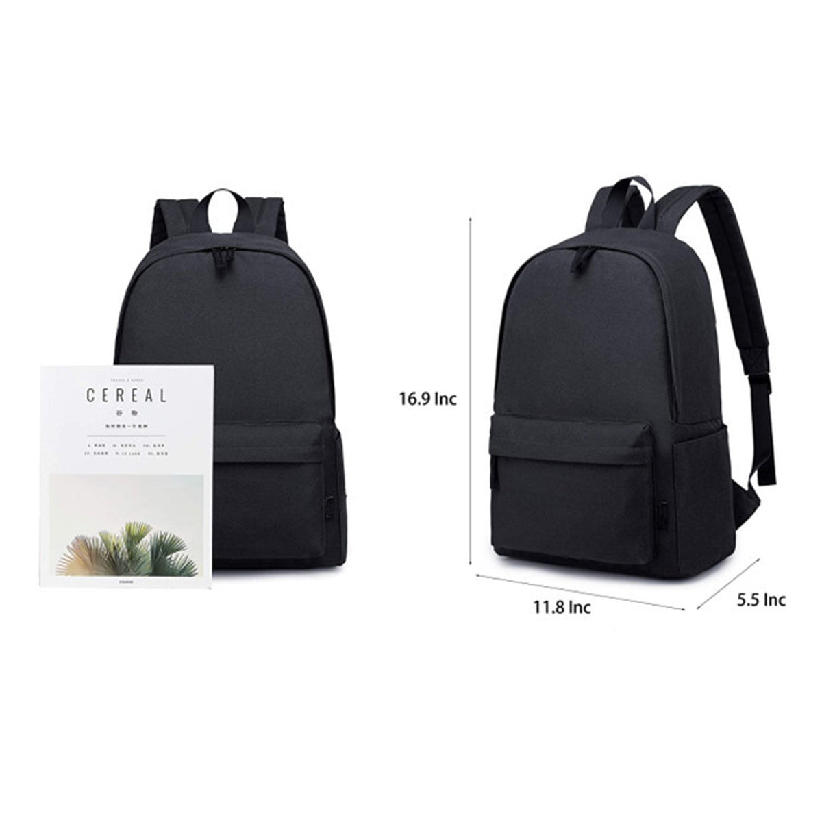 Lightweight Casual Unisex Backpack for School