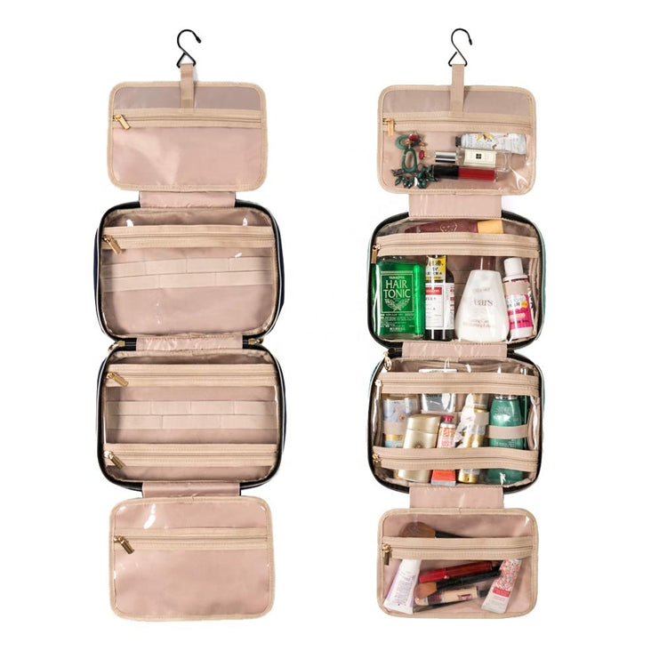 Folding Portable Quilting Travel Roll Up Toiletry Bags
