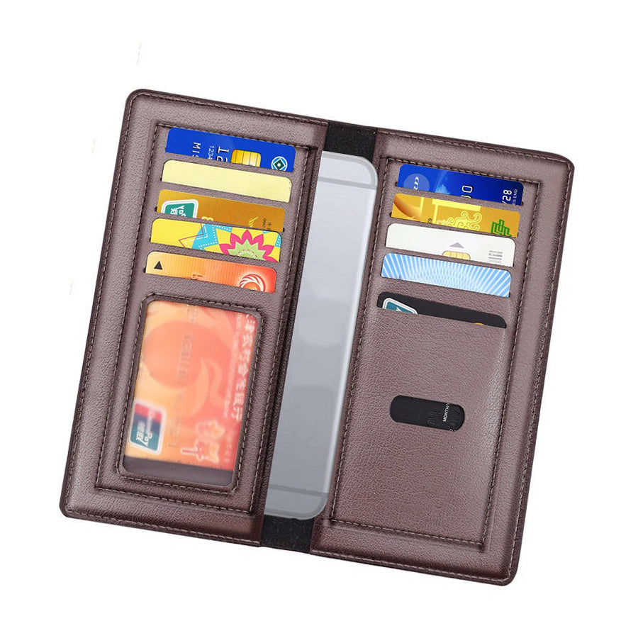 Minimalist Bifold Long Leather Wallet