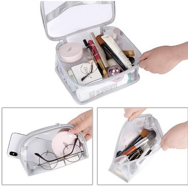 Waterproof Transparent Makeup Beauty Zipper Pouch Bag