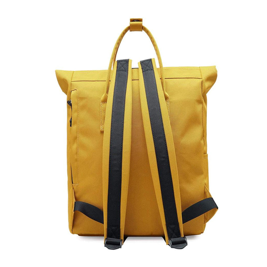 15" Yellow Color Rolltop School Laptop Backpack