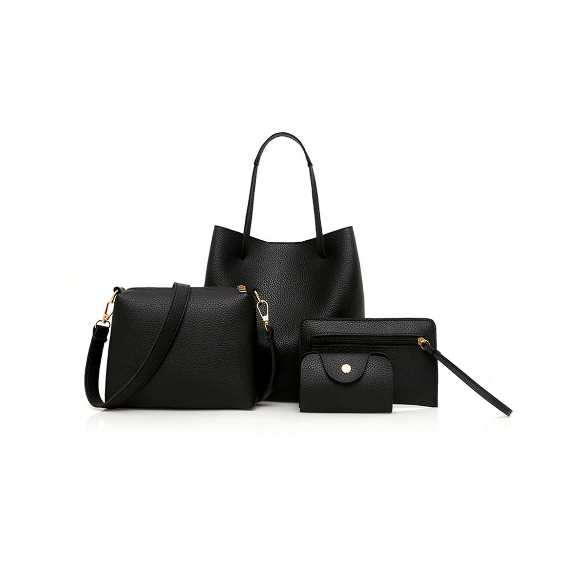 4Pcs Women's Bag Simple Shoulder Bag