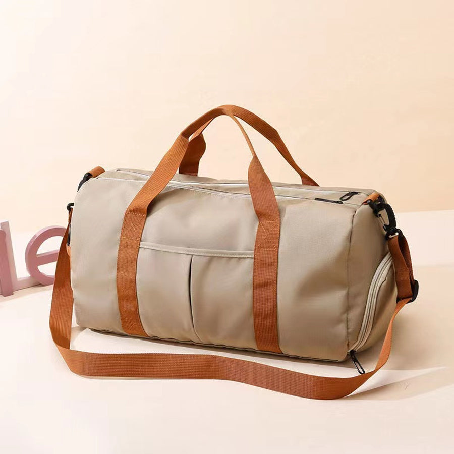 Waterproof Travel Bag with Wet Pocket & Shoe Pouch