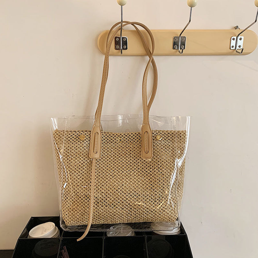 PVC Transparent Plastic Beach Casual Shoulder Bag