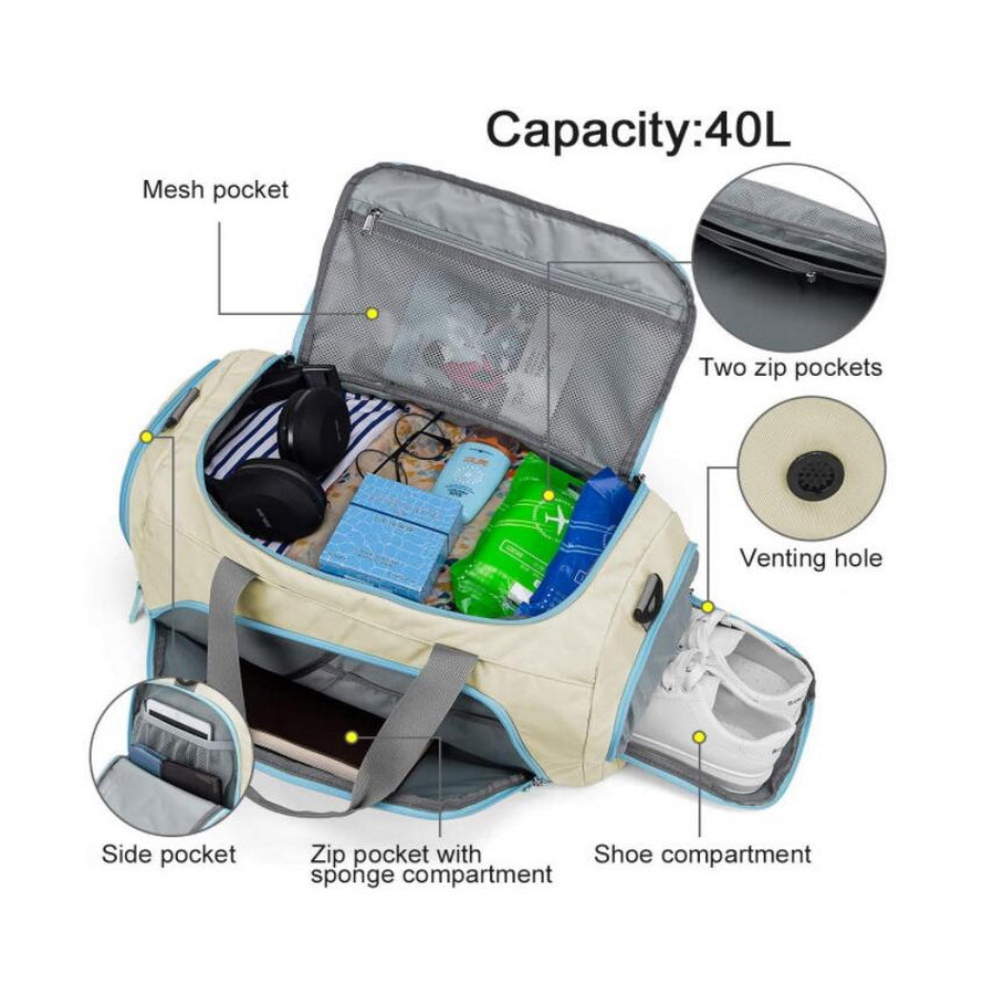 Fashion Gym Sport Weekend Duffle Bag