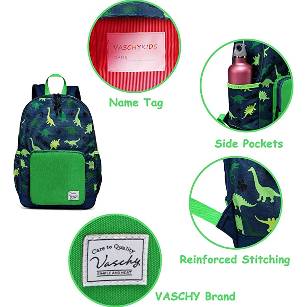 Cute Lightweight Water Resistant Preschool Backpack