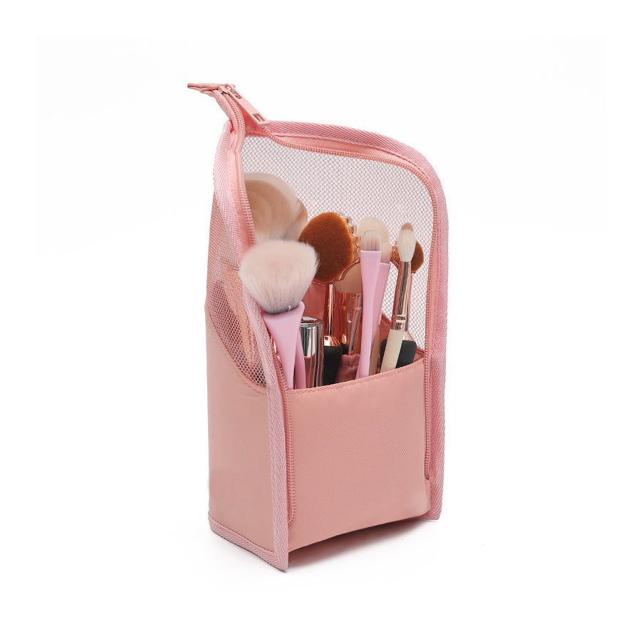 New Style Of Make Up Brush Organizer Bag With Mesh