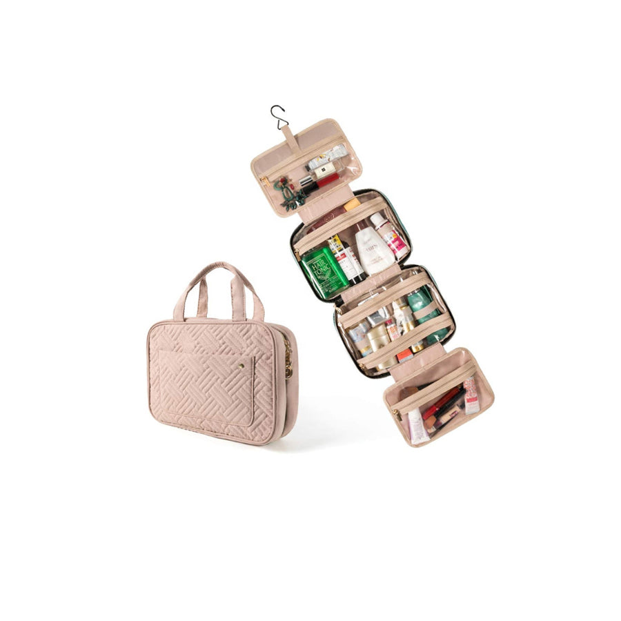 Folding Portable Quilting Travel Roll Up Toiletry Bags