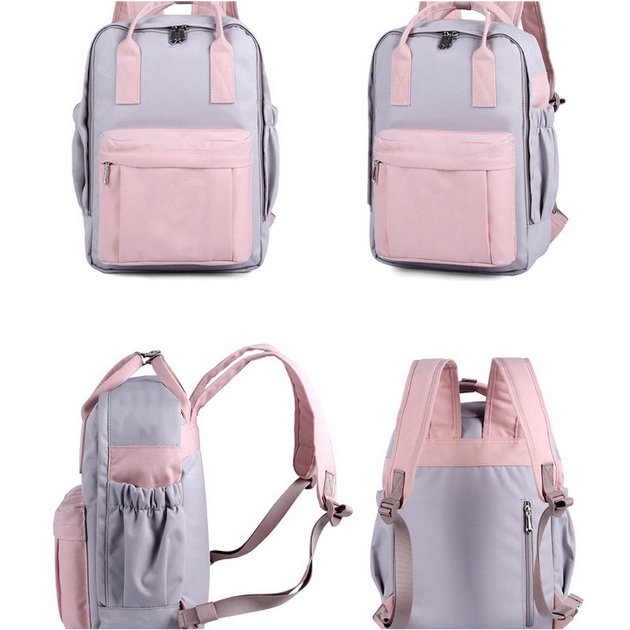 14" Outdoor Travel Contrast Color School Backpack