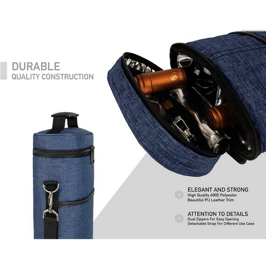 Two Bottles Wine Insulated Cooler Bottles