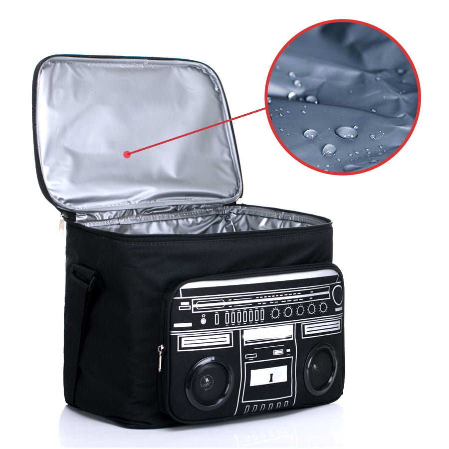 PEVA Leakproof Lining Cooler Bag With Speaker