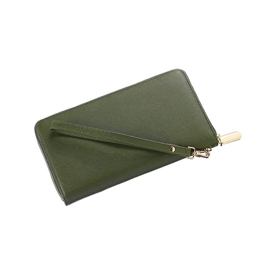 Promotional RFID blocking PU Leather Clutch Wallet