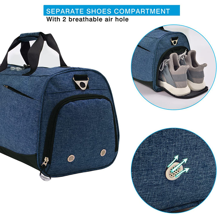 Weekend Overnight Travel Bags With Shoe Compartment