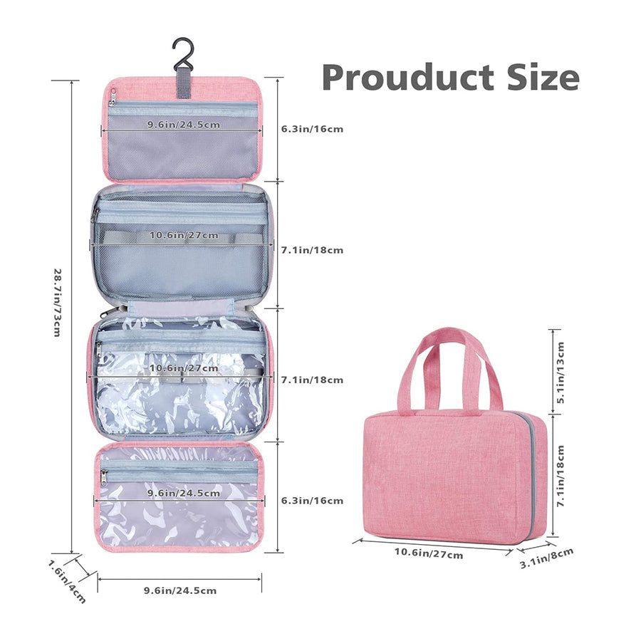 Hanging Waterproof Portable Cosmetic Makeup Bag
