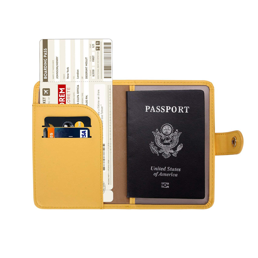 Anti Theft PU Leather RFID Card Holder Wallet