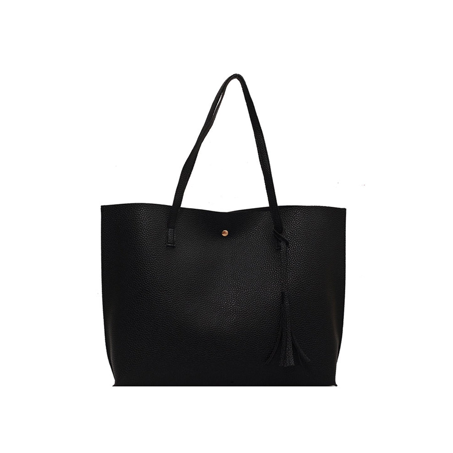 Women's Soft Faux Leather Tote Shoulder Bag