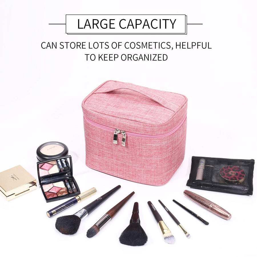 Makeup Bag with Inner Pouch Cosmetic Bag