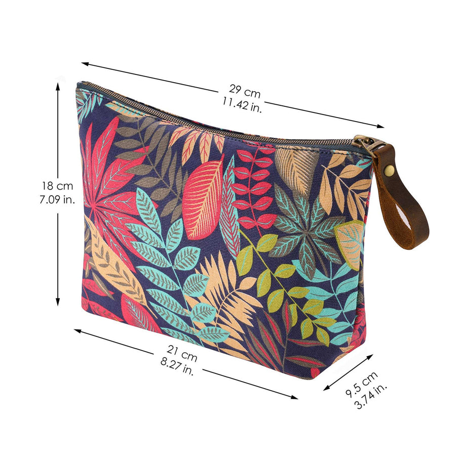 Canvas Large Toiletry Storage Makeup Bag