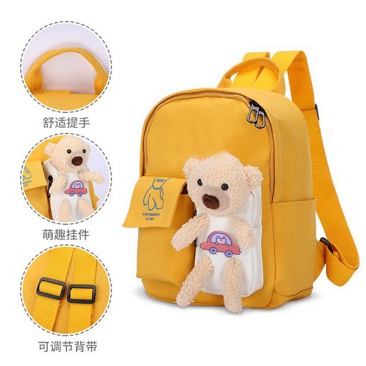 Hot Sale Yellow Kids School Backpacks