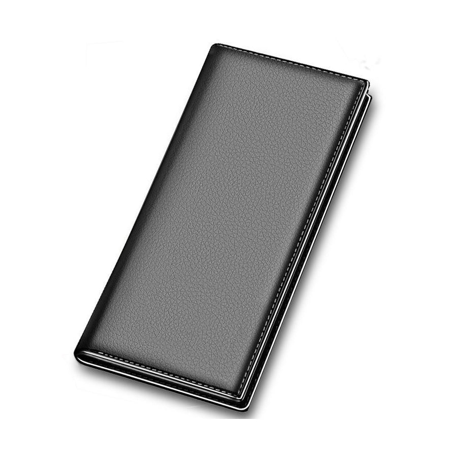 Minimalist Bifold Long Leather Wallet